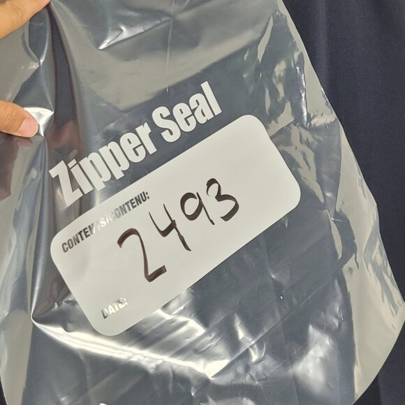 Stephanie Blue Pockets High Rise Straight Wide Leg Dress Pants Plus Size 20 - Picture 12 of 12